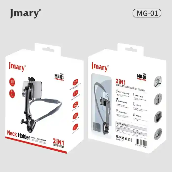 JMARY MG-01 Neck Holder for Mobile+Action Camera